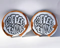 Coffee Time Car Coasters