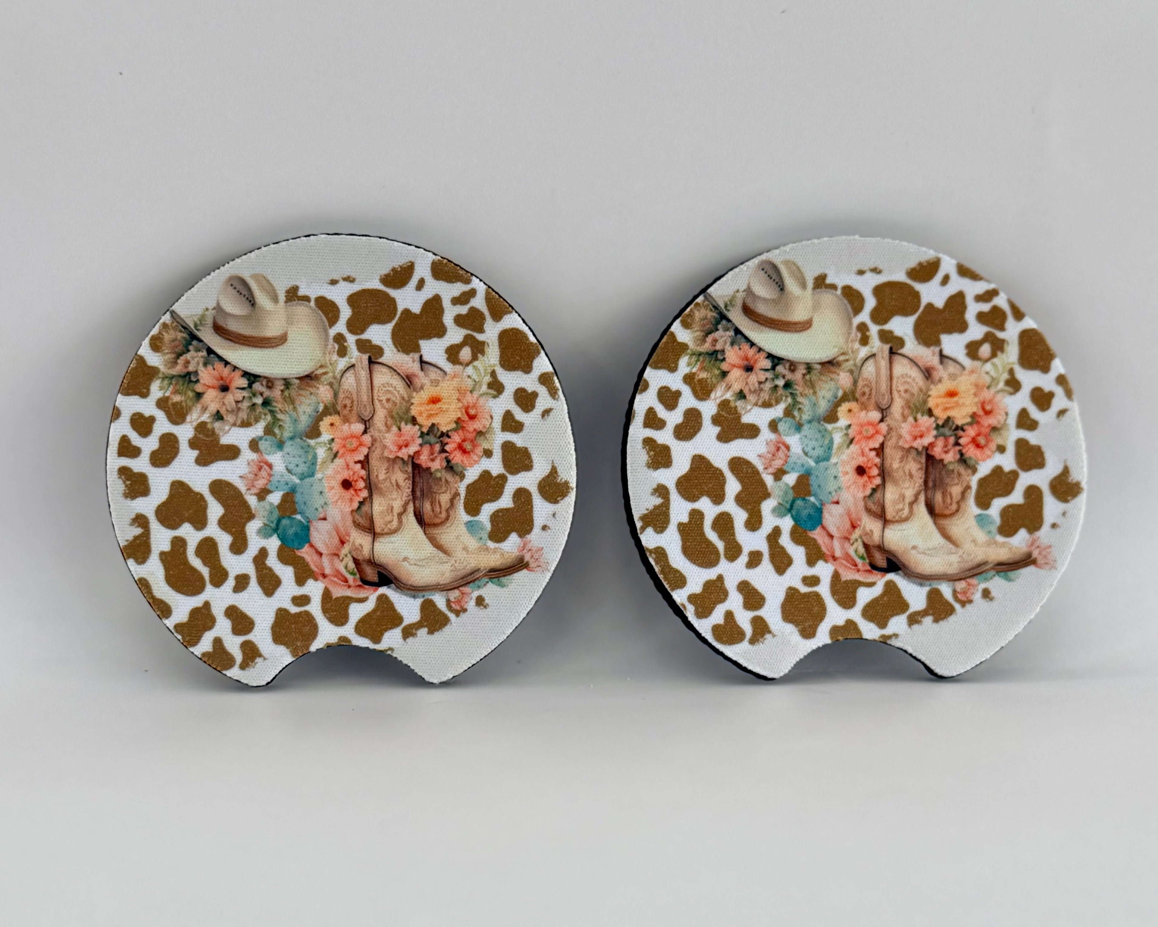 Cowgirl Car Coasters