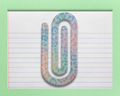 Pastel Leopard Print Jumbo Paper Clip