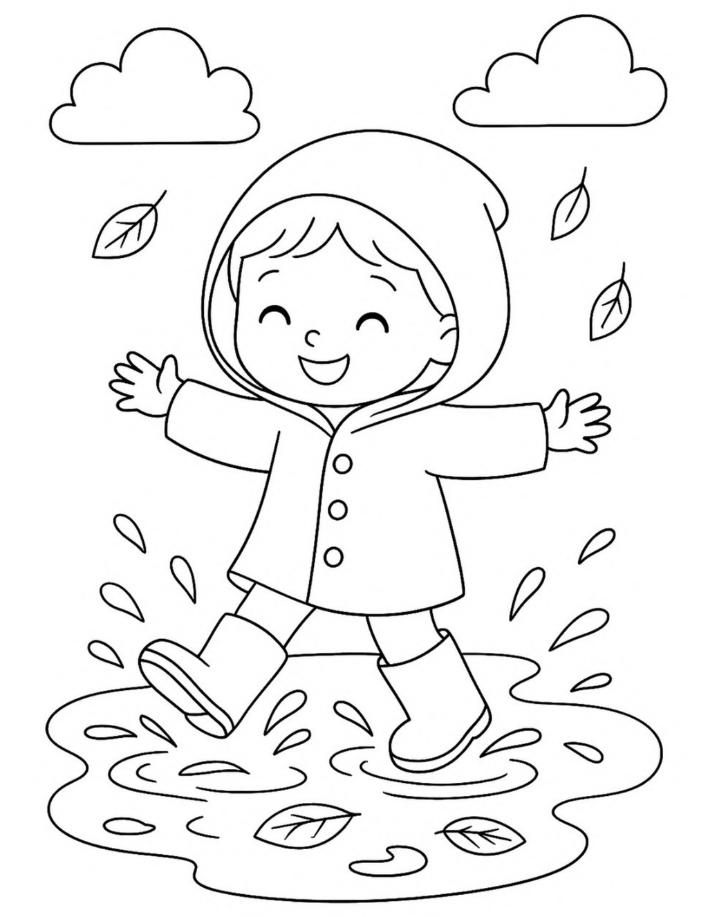 Fall In Your Pocket mini coloring book