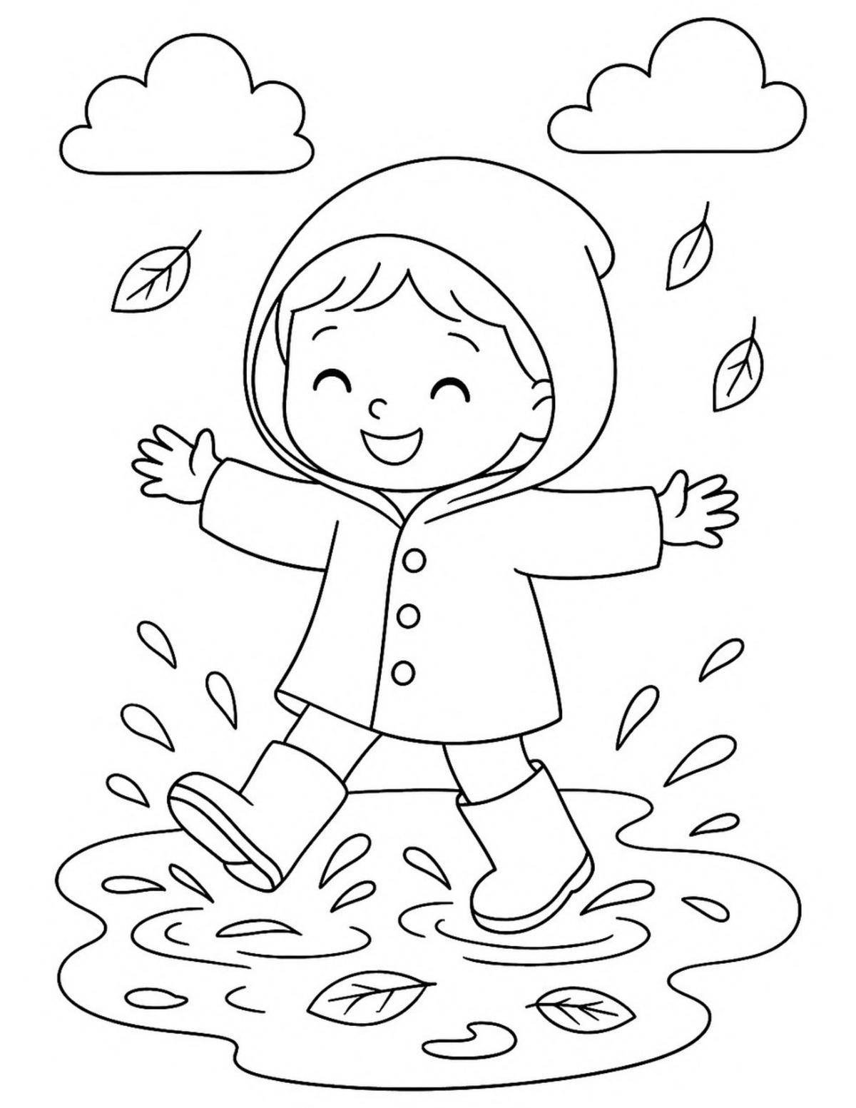 Fall In Your Pocket mini coloring book