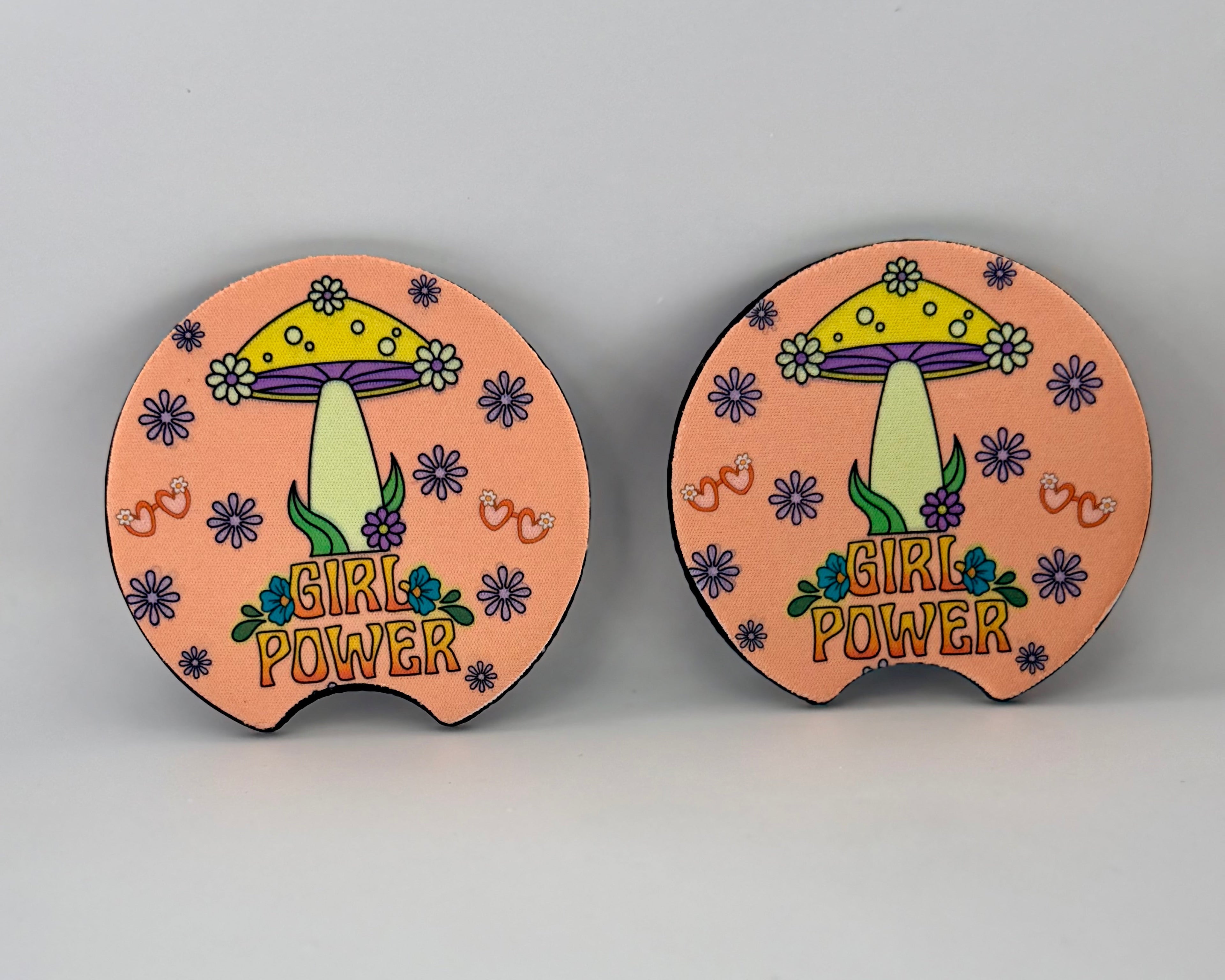 Girl Power Car Coasters