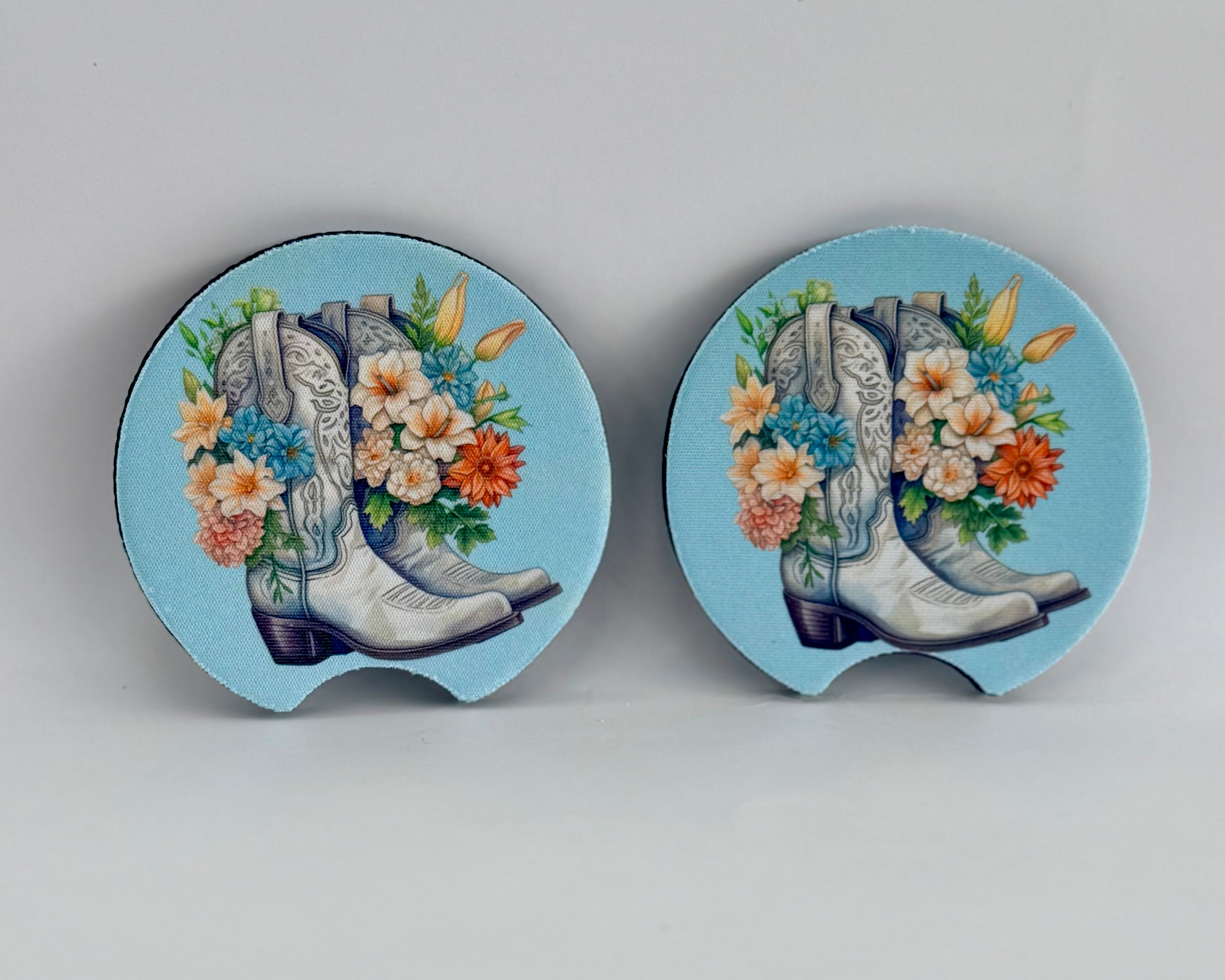 Cowgirl Car Coasters