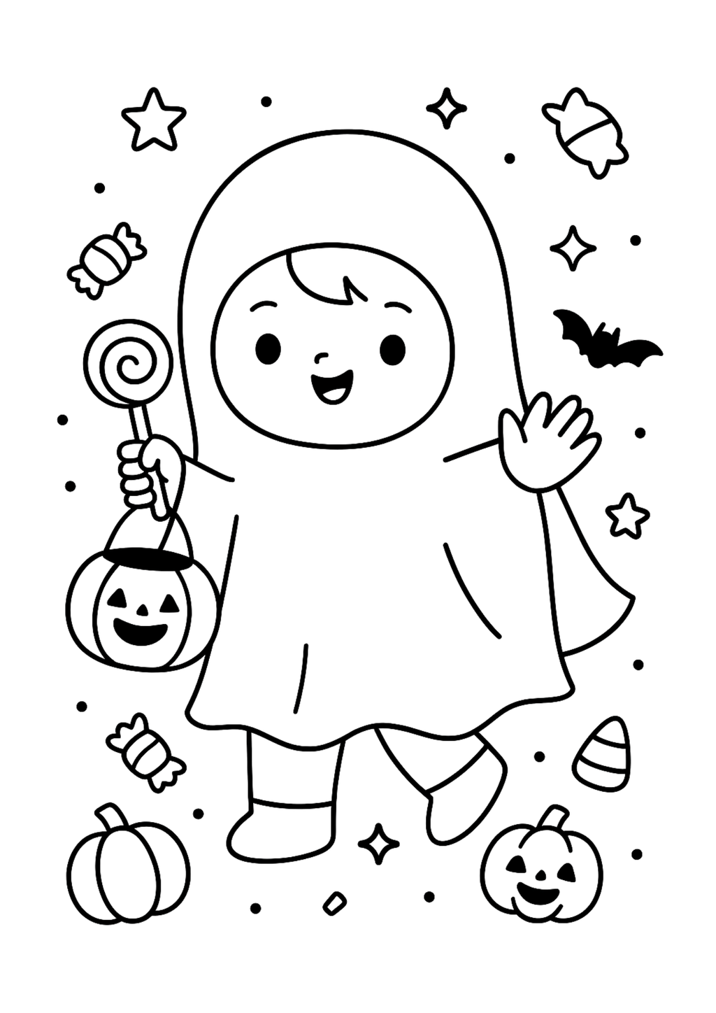 Spooky In Your Pocket Coloring Book