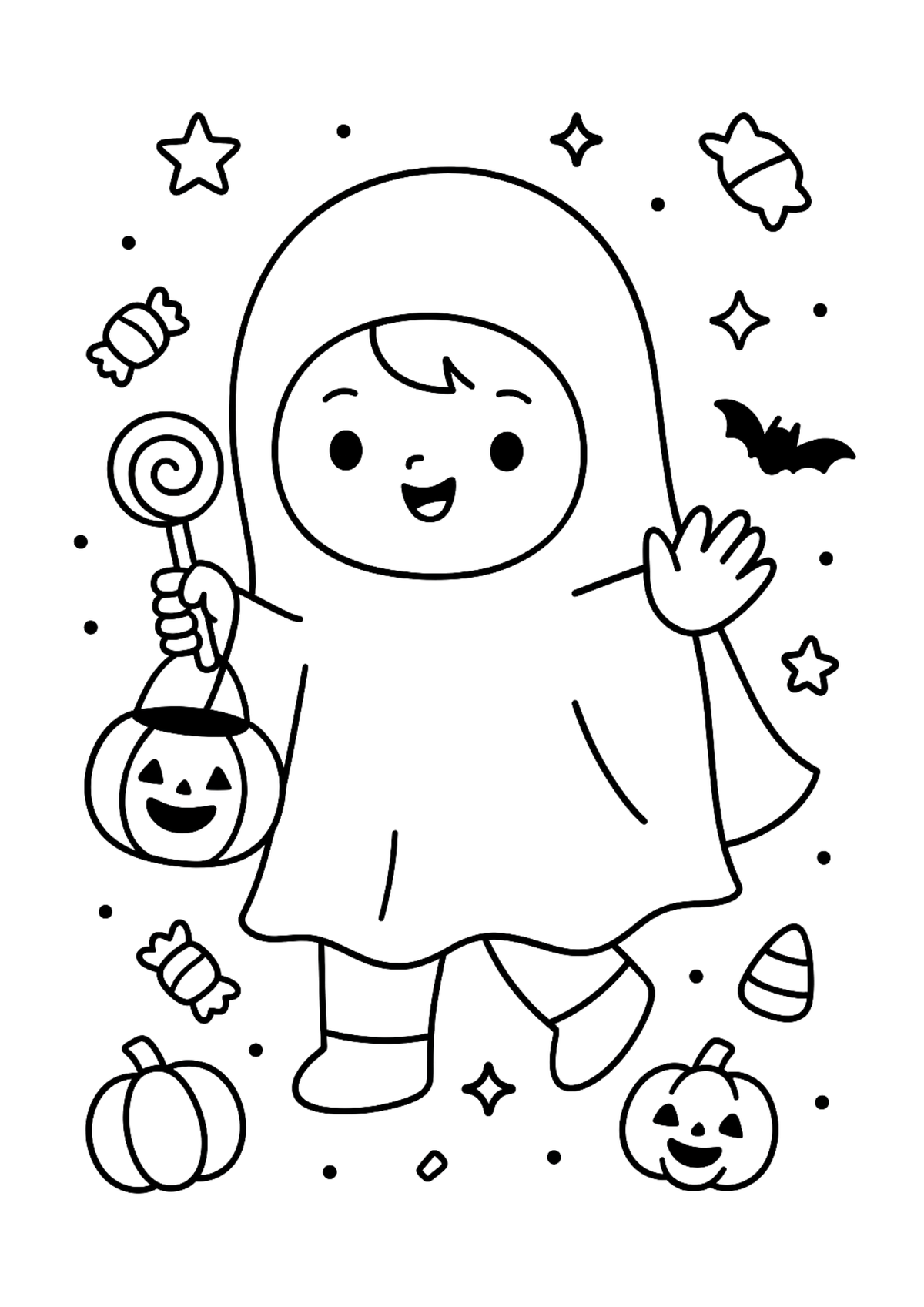 Spooky In Your Pocket Coloring Book