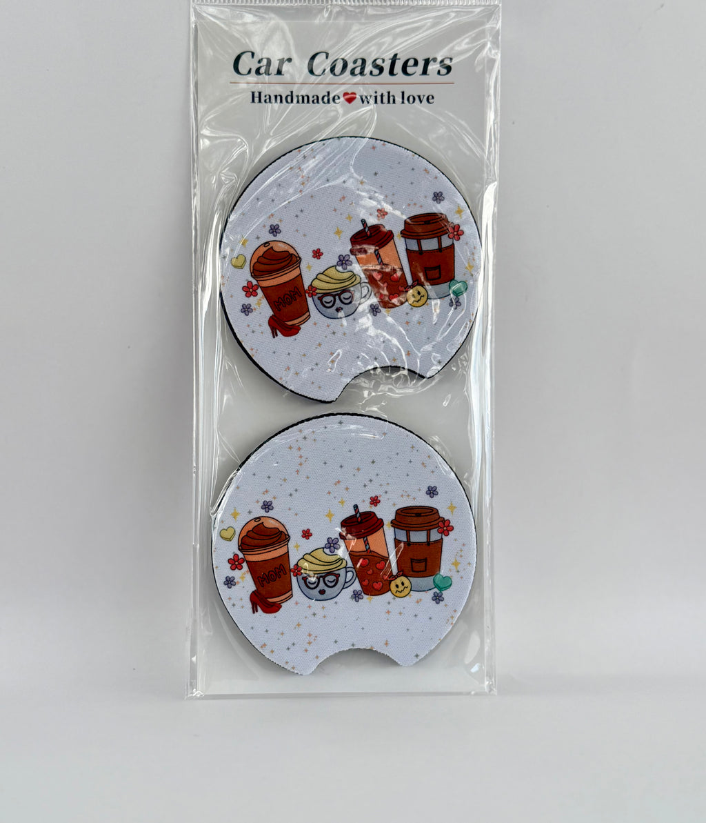 Mom Car Coasters