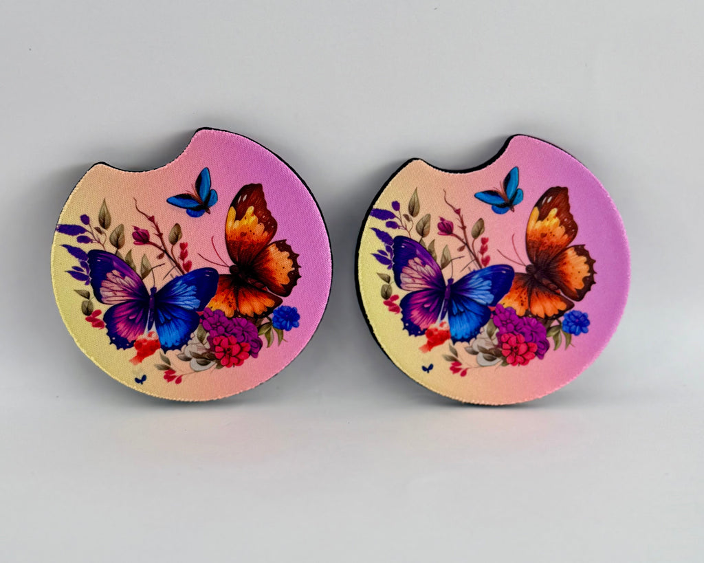 Butterfly Car Coasters