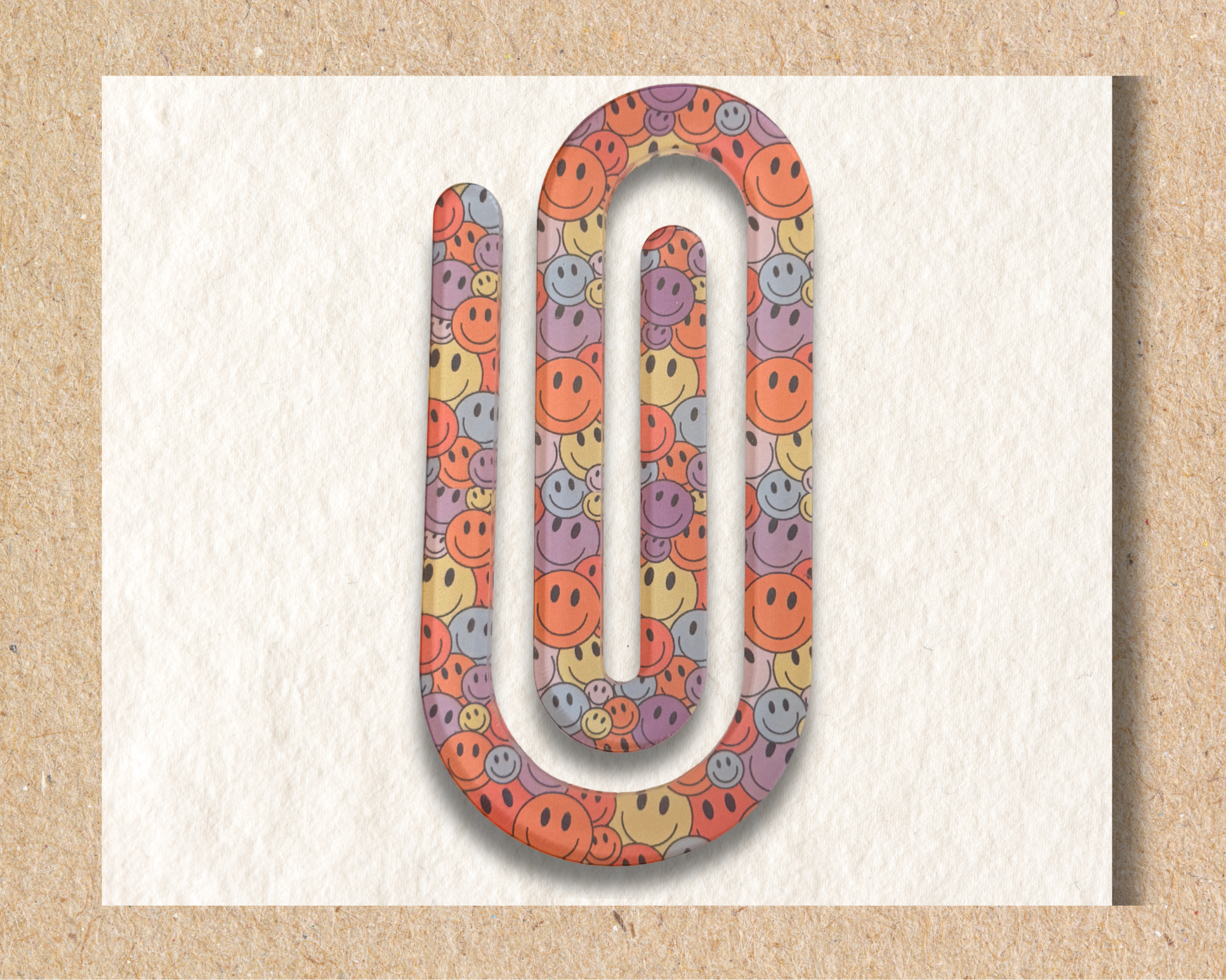 Smiley Face Jumbo Paper Clip