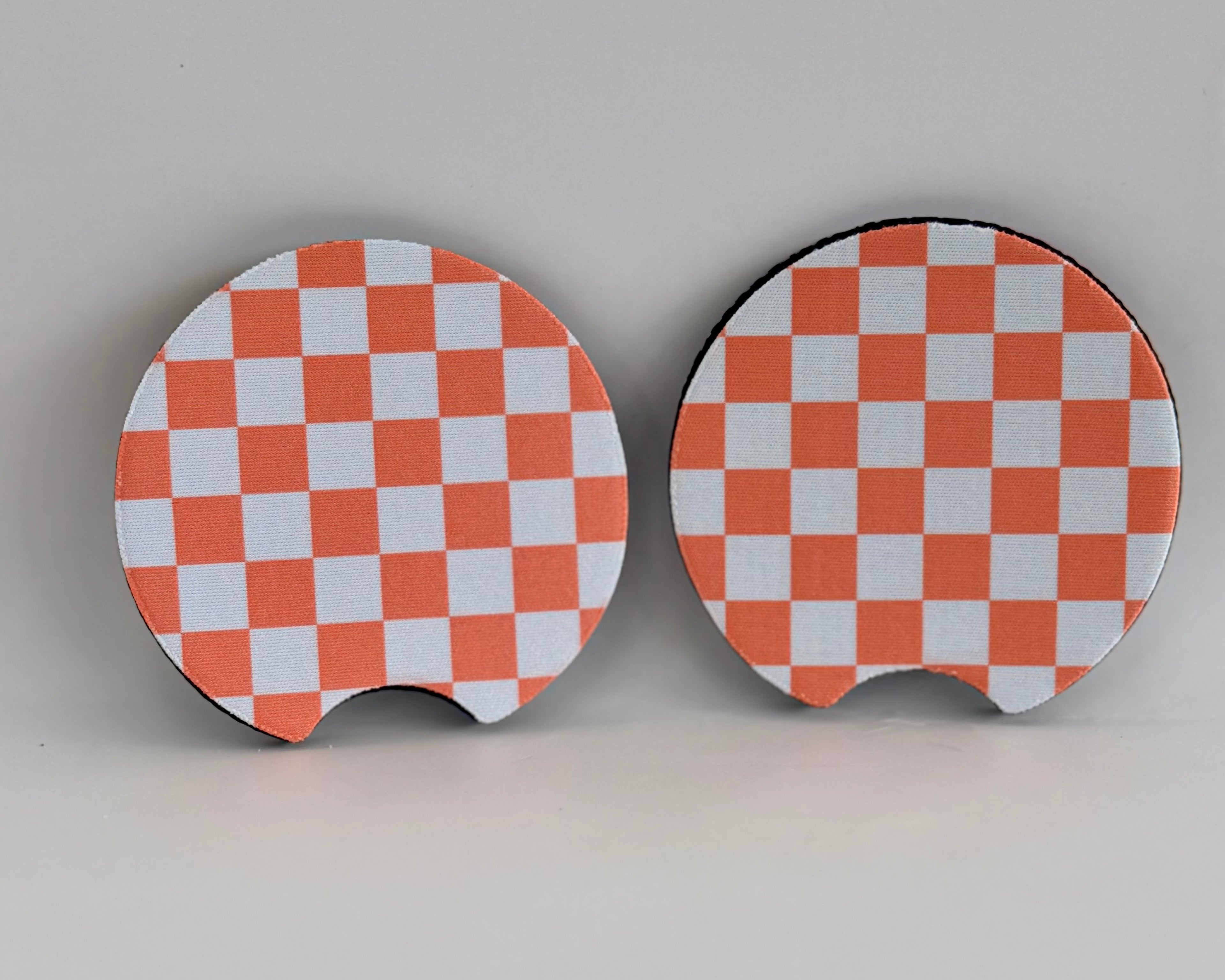 Checkered Car Coasters
