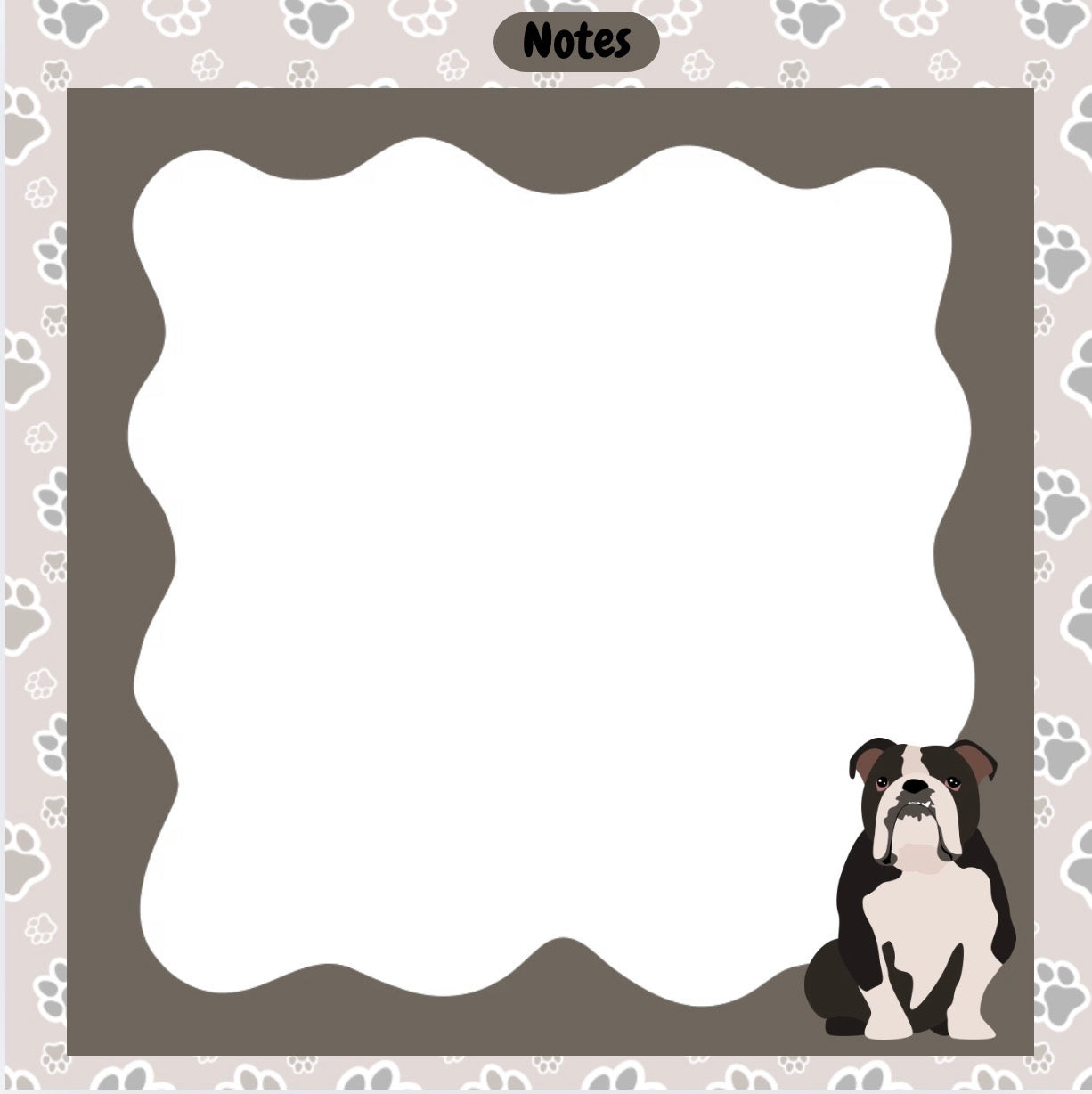 English bulldog notes
