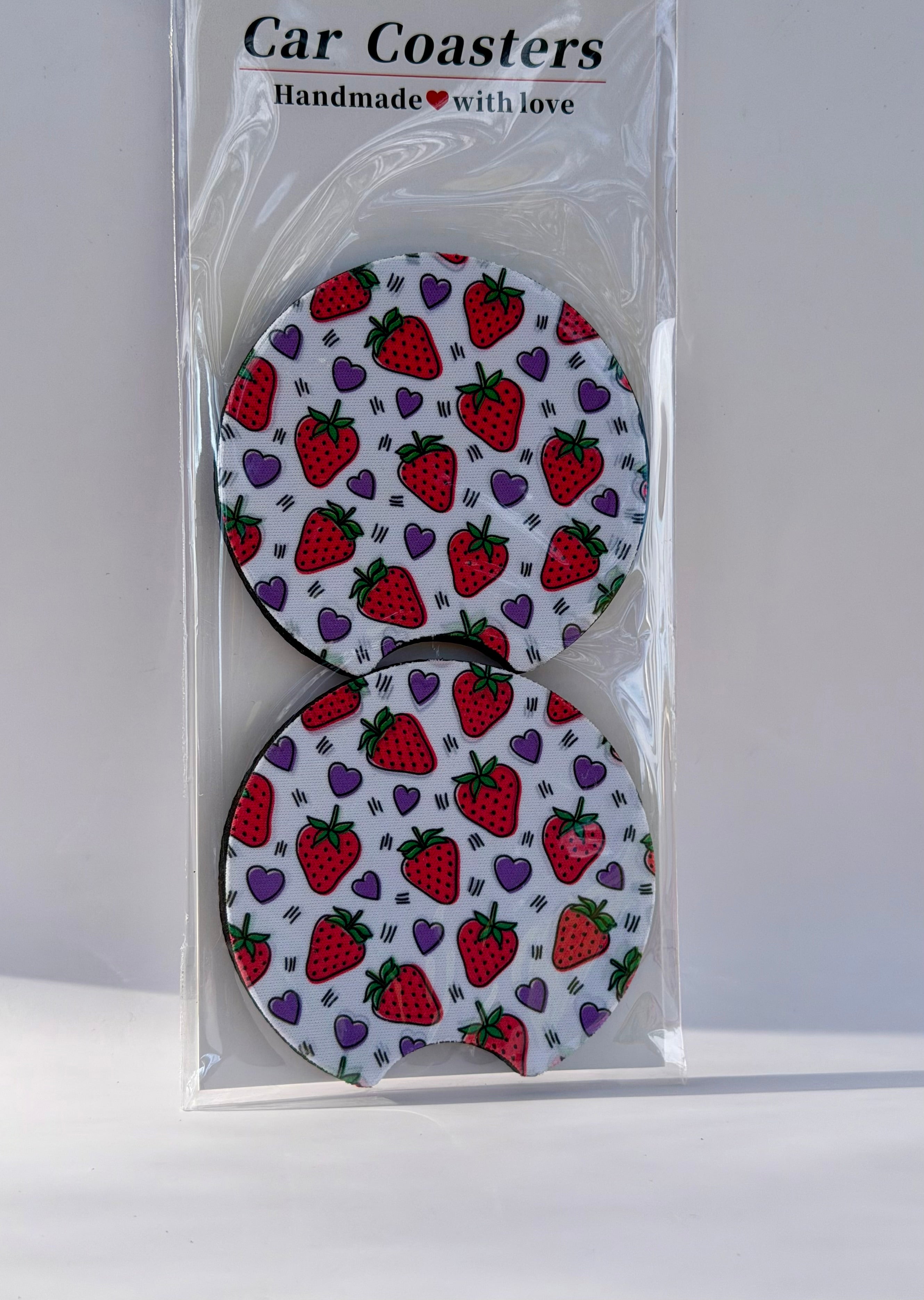 Strawberries Wth Purple Hearts