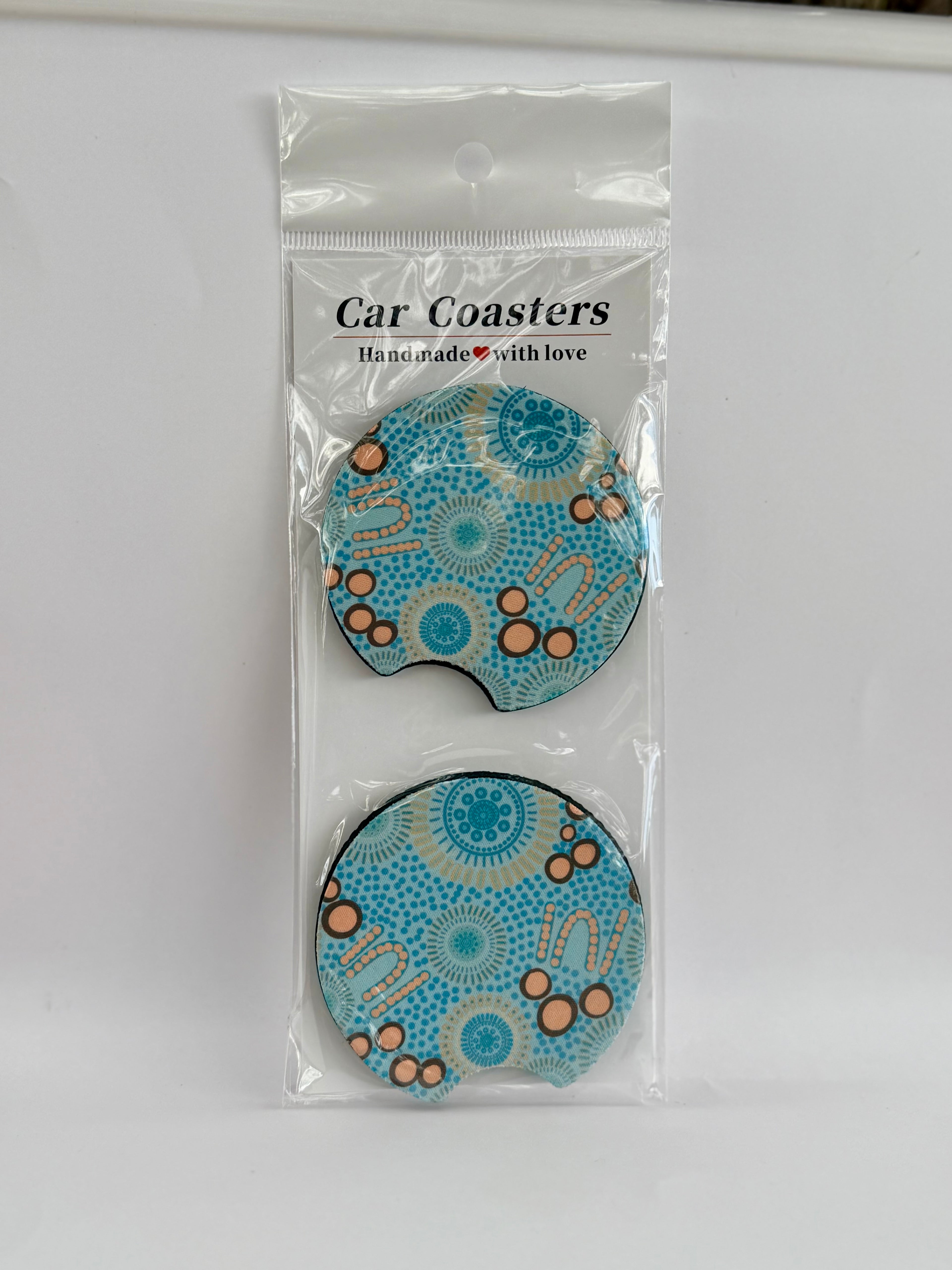 Circle Abstract Car Coasters