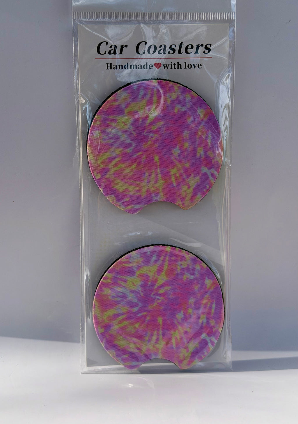 Tie Dye Car Coasters