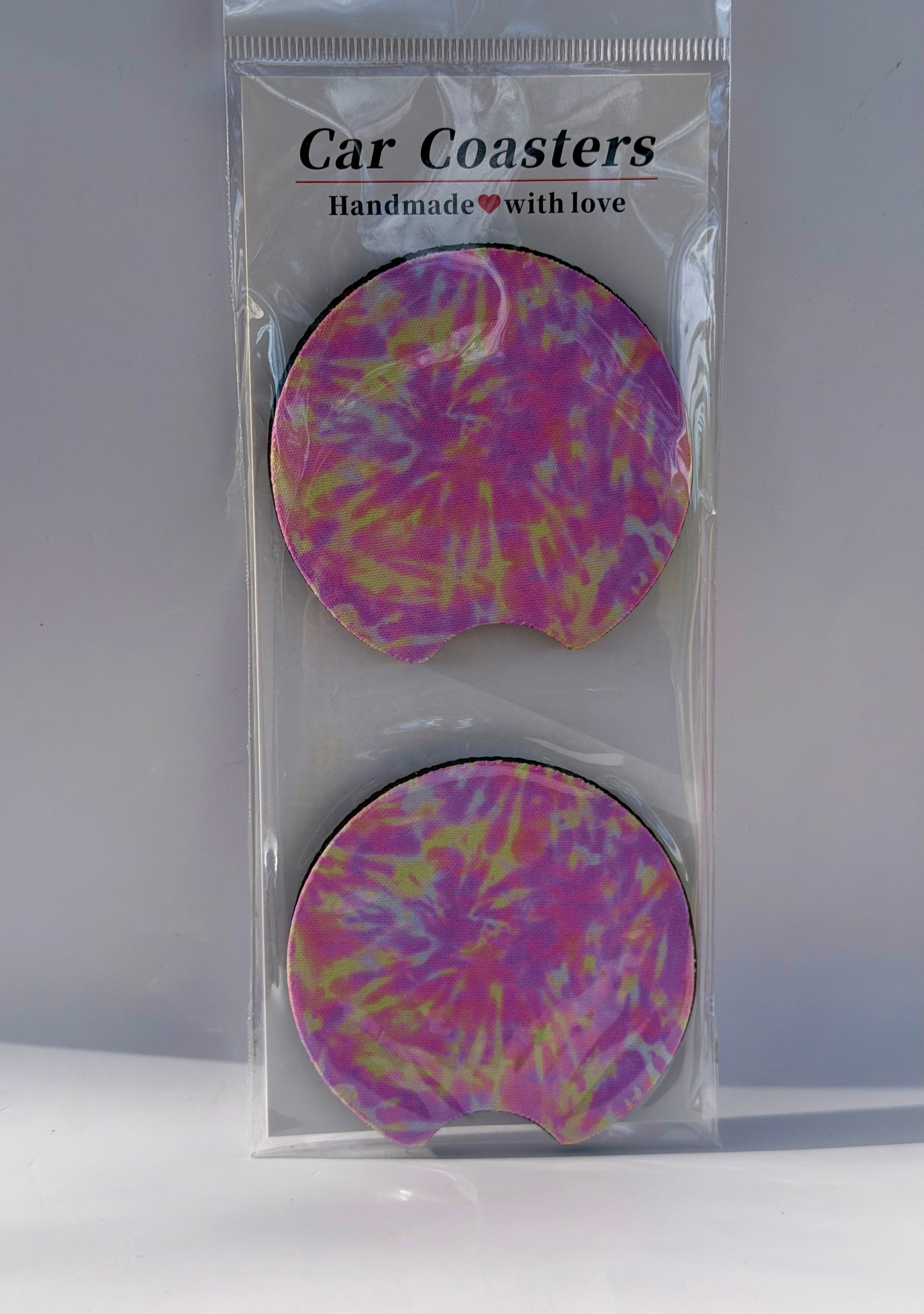Tie Dye Car Coasters