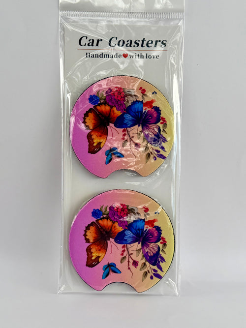 Butterfly Car Coasters