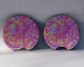Tie Dye Car Coasters