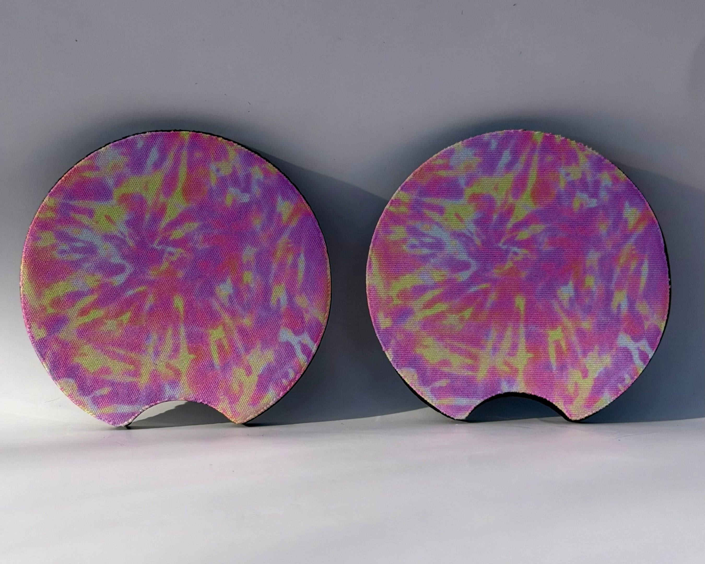 Tie Dye Car Coasters