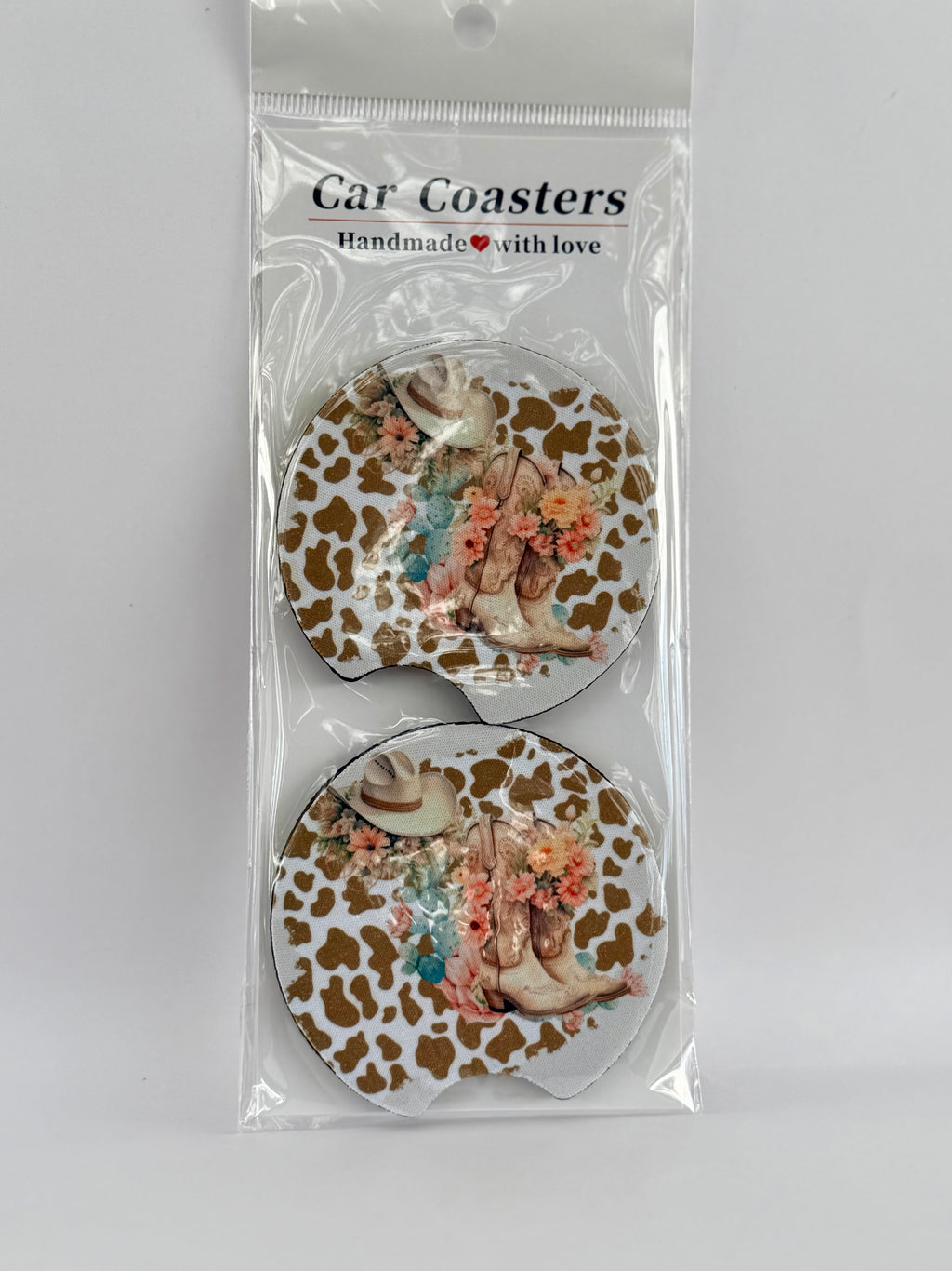 Cowgirl Car Coasters
