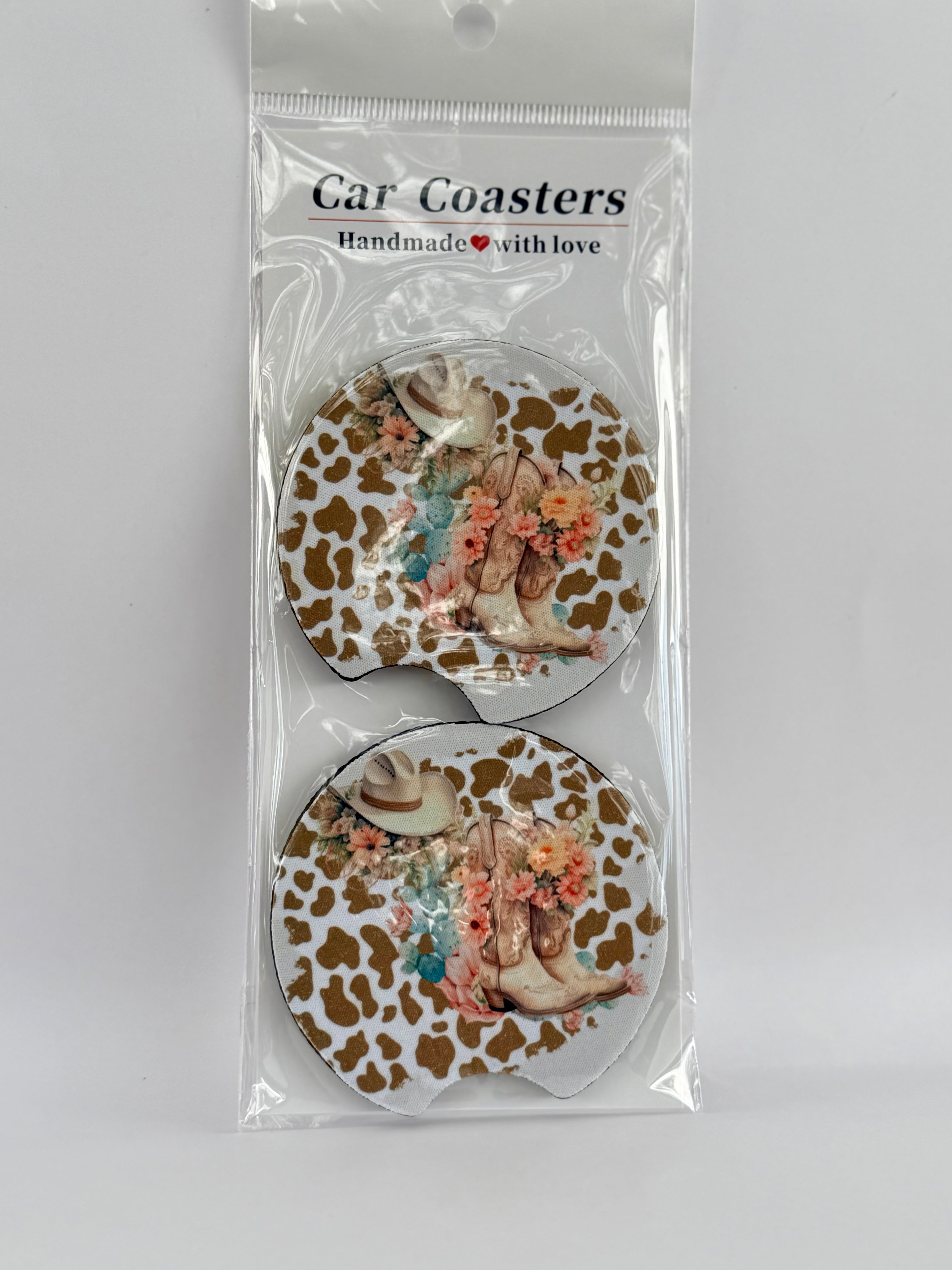 Cowgirl Car Coasters