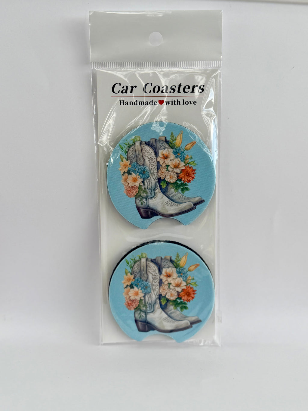 Cowgirl Car Coasters