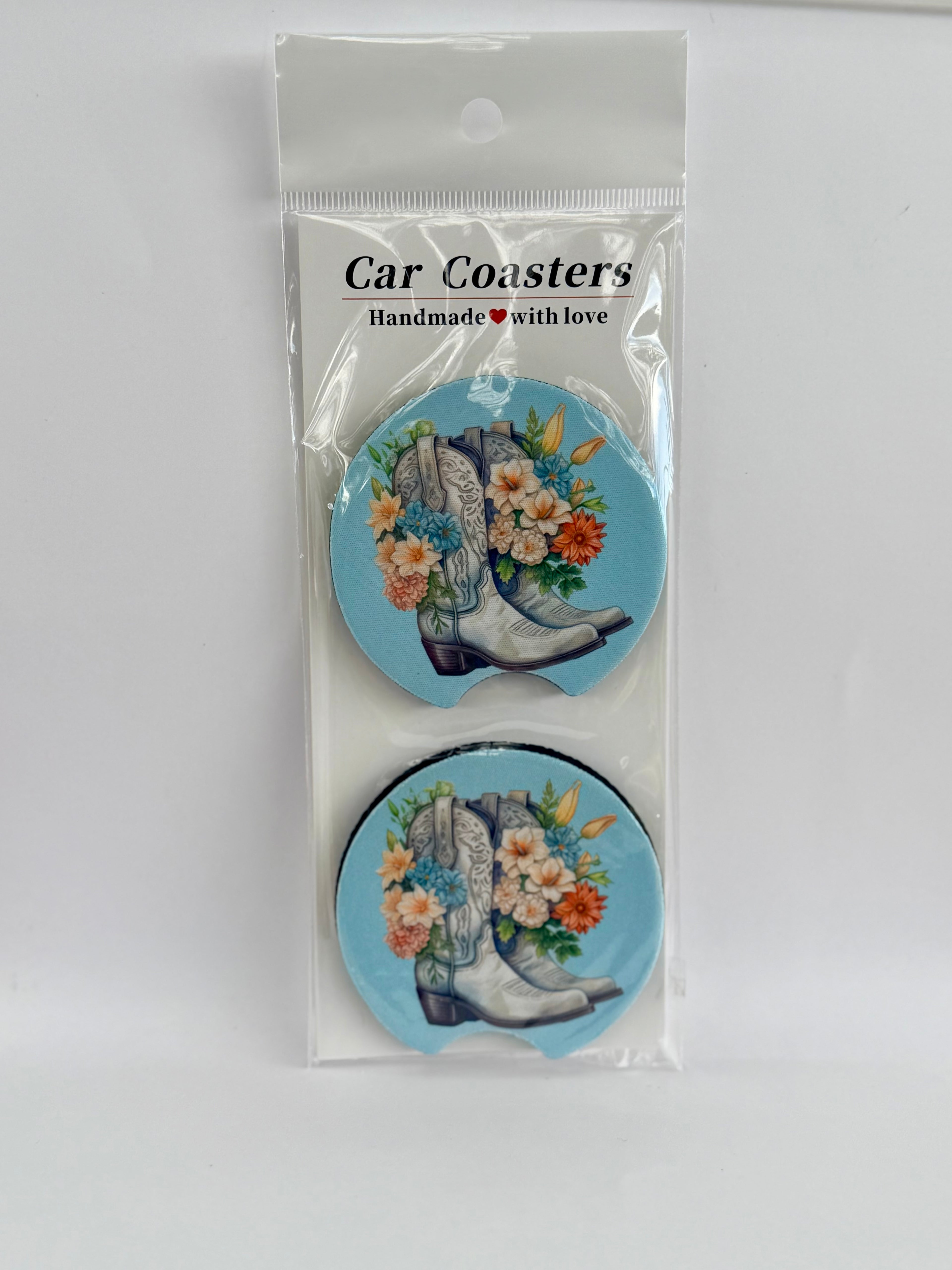 Cowgirl Car Coasters