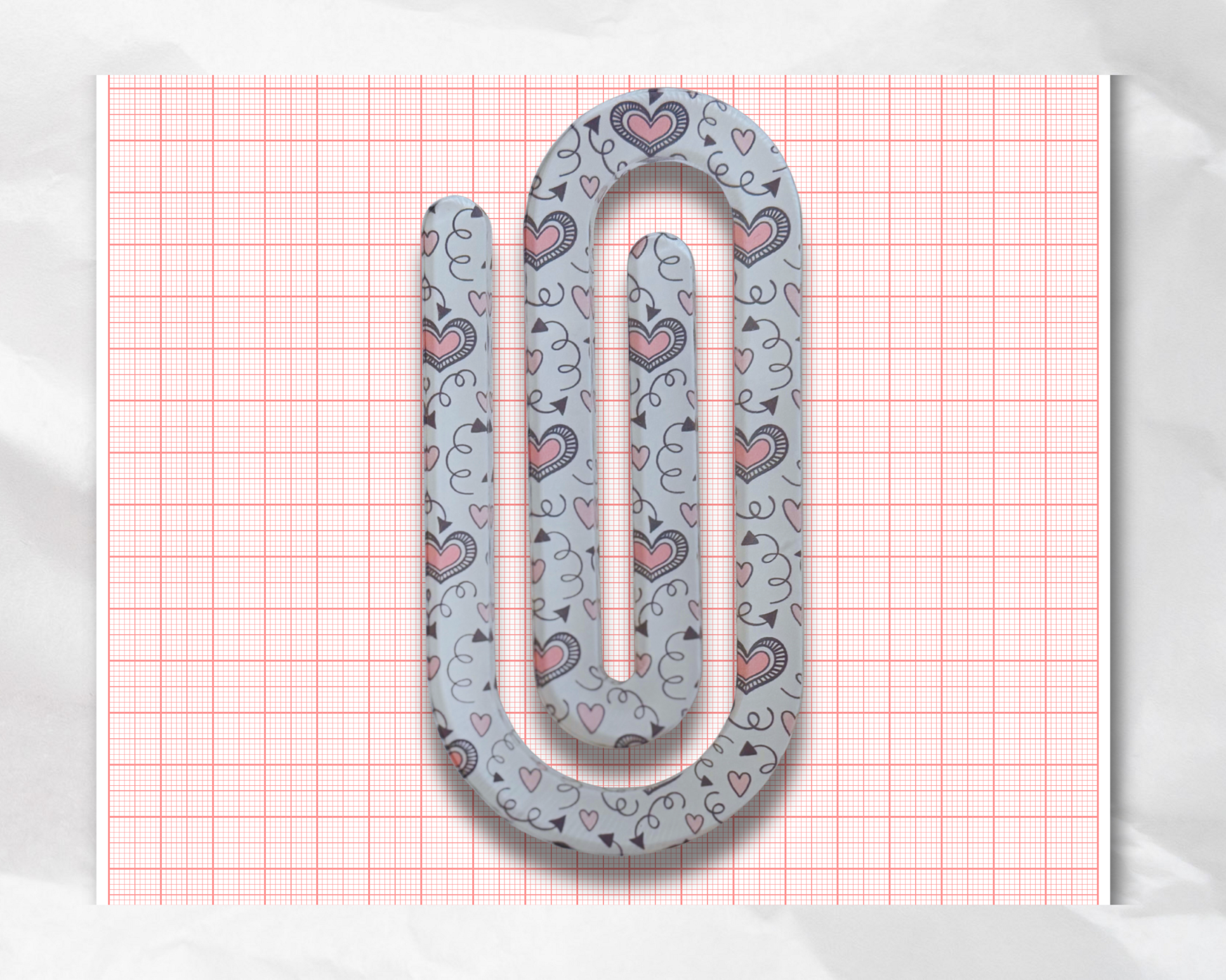 Hearts Jumbo Paper Clip