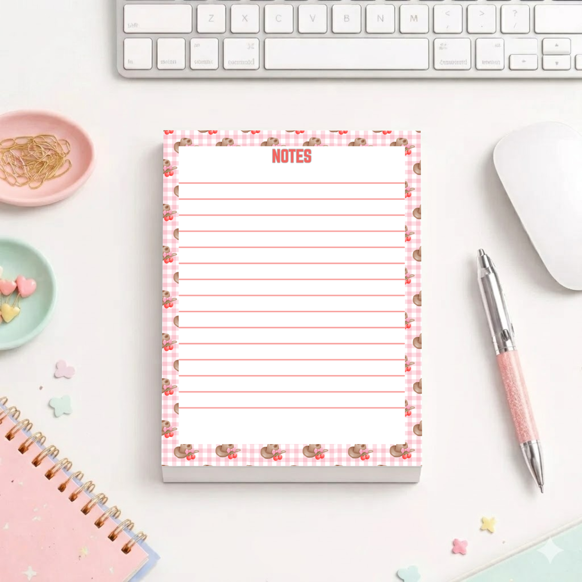Cowgirl Cherry Notepad