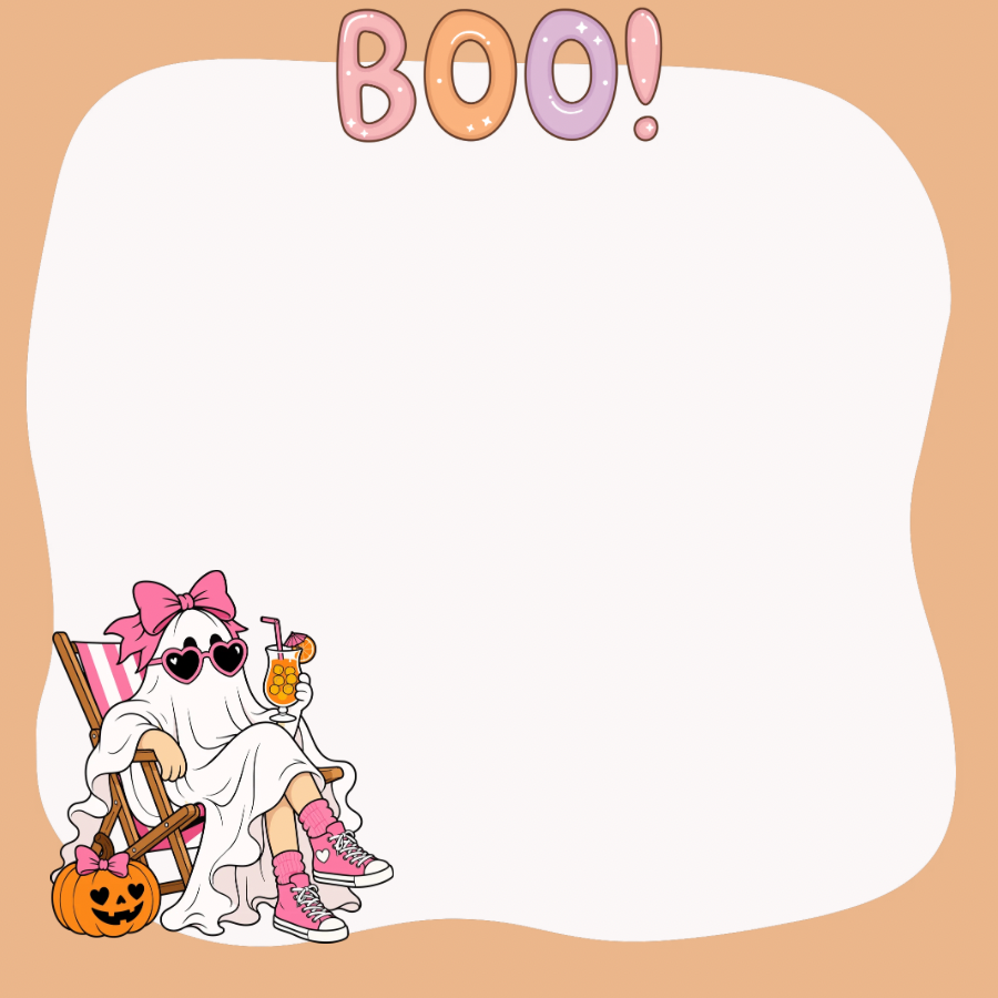 Halloween ghost girl notes