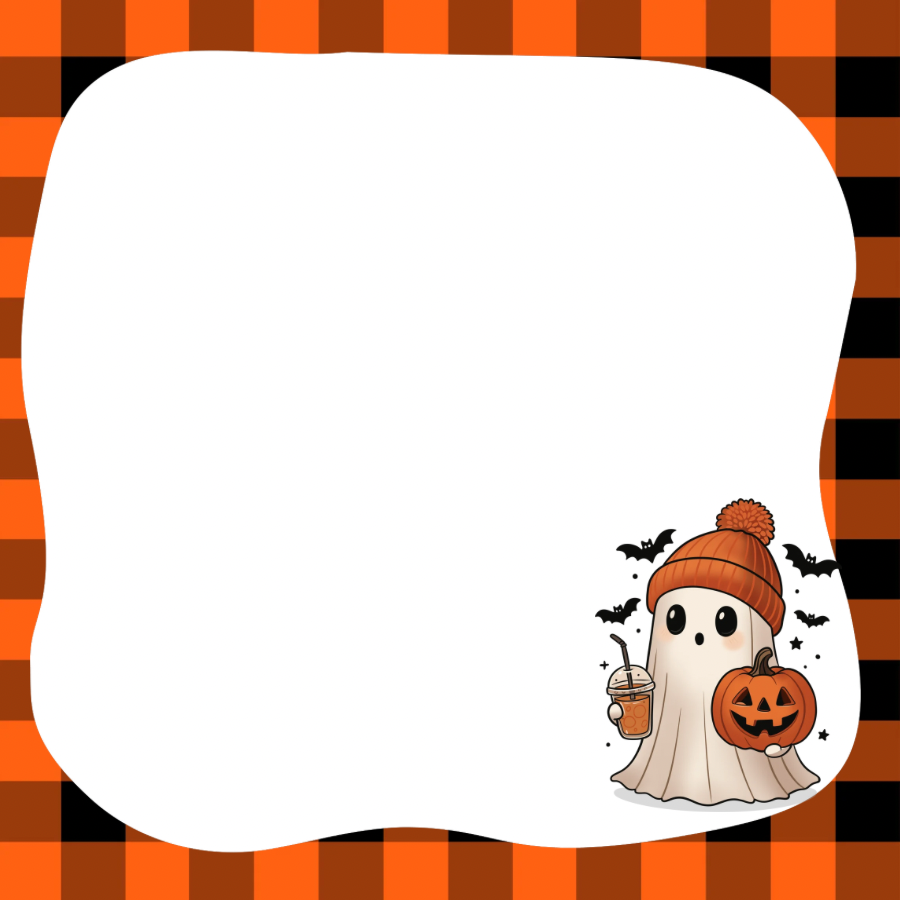 Halloween ghost coffee notes