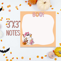 Halloween ghost girl notes