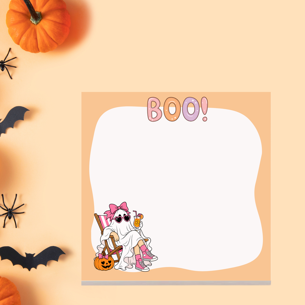 Halloween ghost girl notes