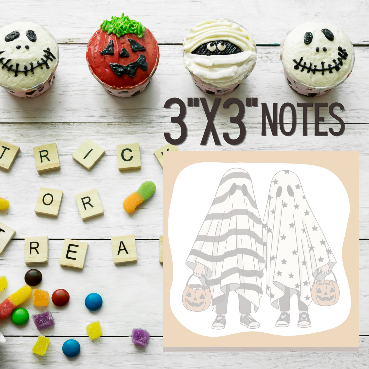 Halloween trick or treaters notes