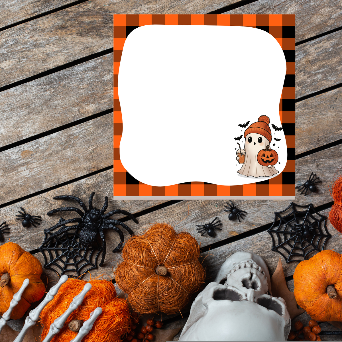 Halloween ghost coffee notes