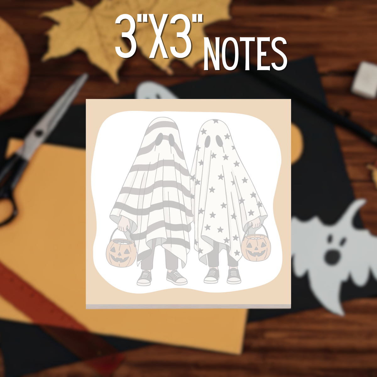 Halloween trick or treaters notes