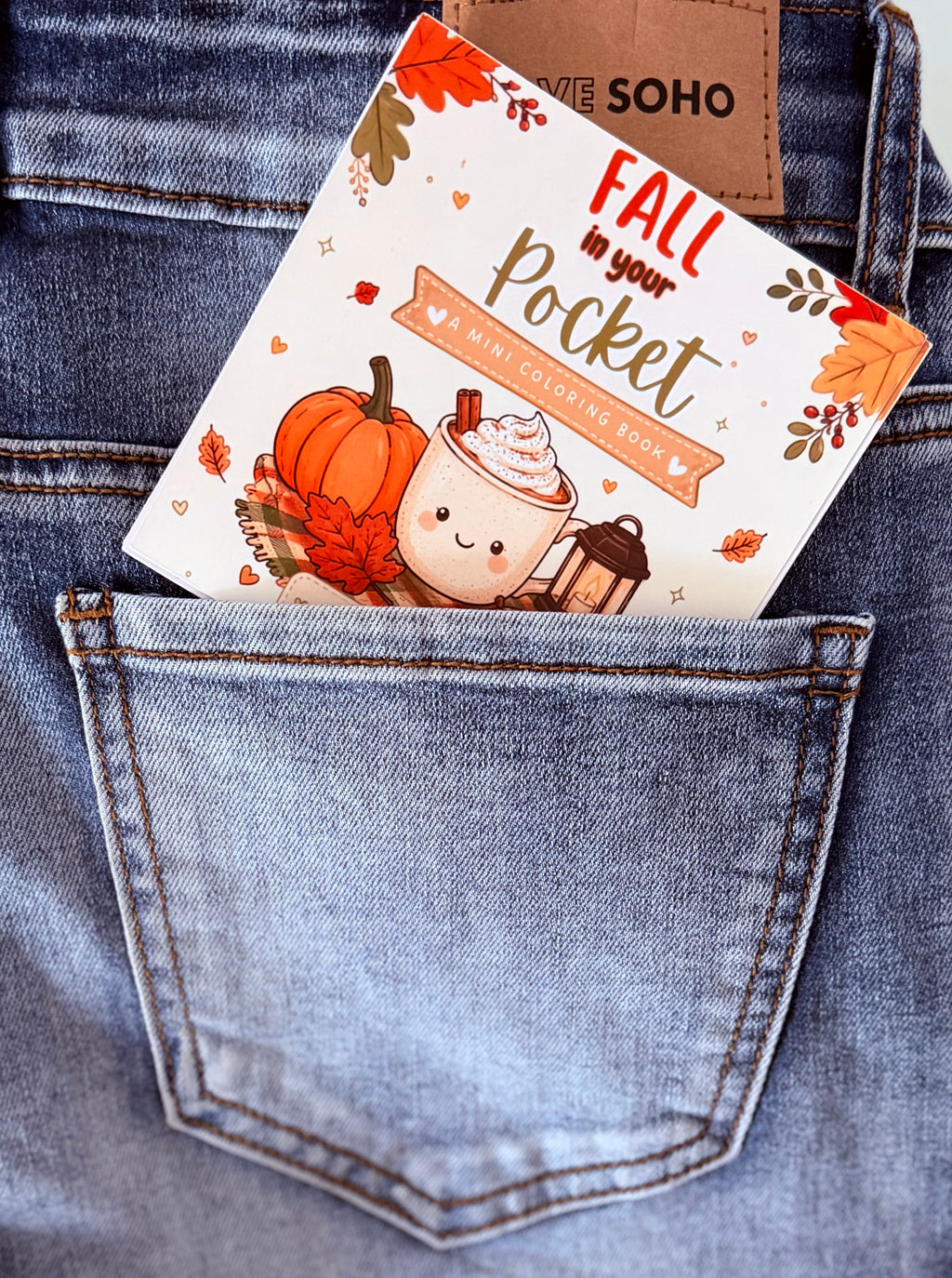 Fall In Your Pocket mini coloring book