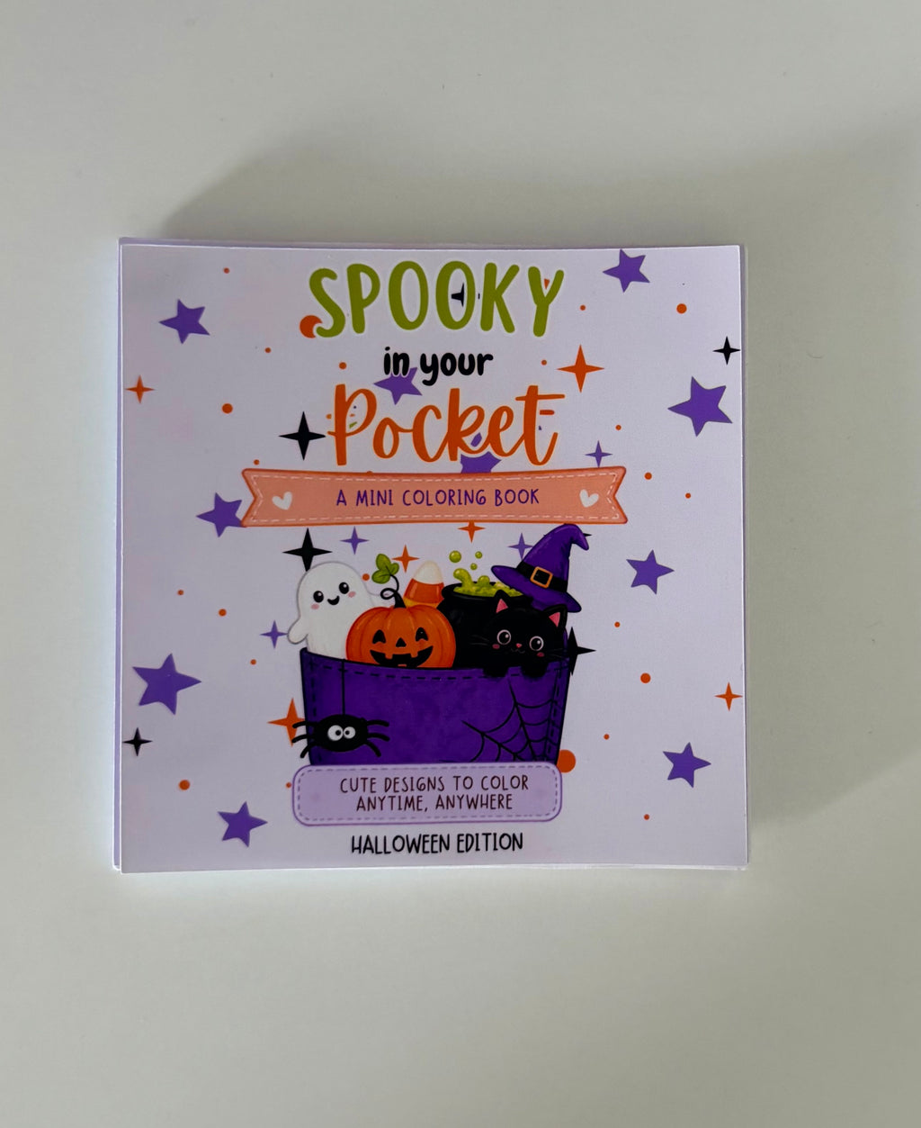 Spooky In Your Pocket Coloring Book
