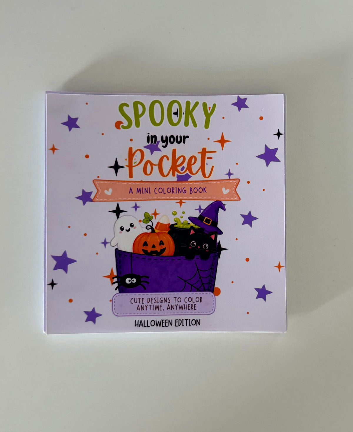 Spooky In Your Pocket Coloring Book