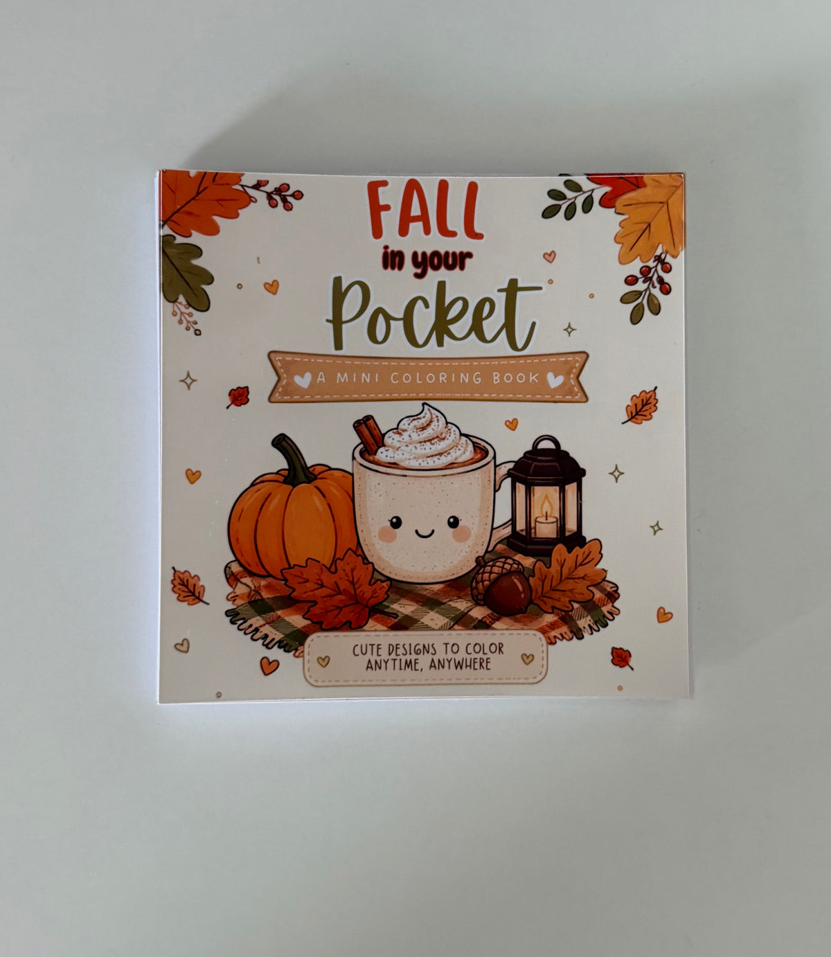 Fall In Your Pocket mini coloring book